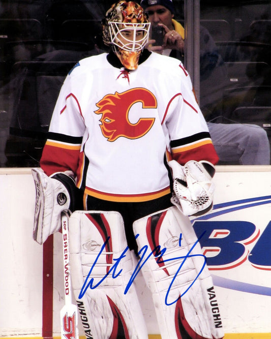 Curtis McElhinney Calgary Flames Signed/Autographed 8x10 Photo 153066