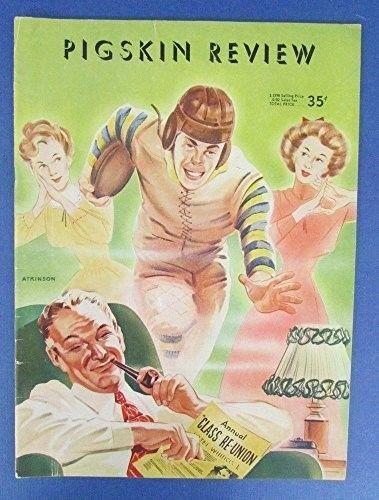1948 Notre Dame Fighting Irish Vs. USC Trojans Pigskin Review Program RARE 857