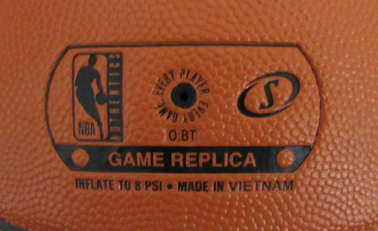 David Thompson HOF Signed Skywalker NC State Nuggets Basketball JSA 157775