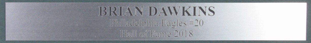 Brian Dawkins HOF Autographed 16x20 Photo Eagles Framed Beckett 182093