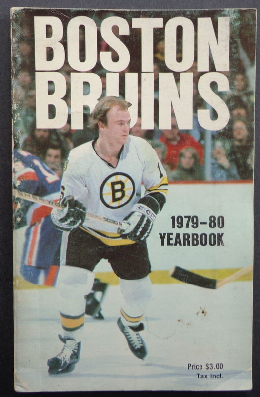 1979-80 Boston Bruins Media/Press Guide Rick Middleton on the Cover 178002