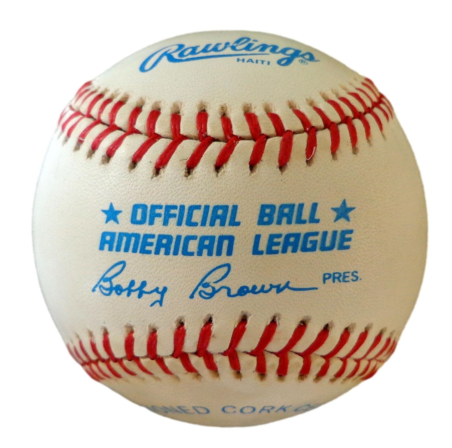 Lou Boudreau HOF Autographed OAL Baseball Cleveland Indians 179968