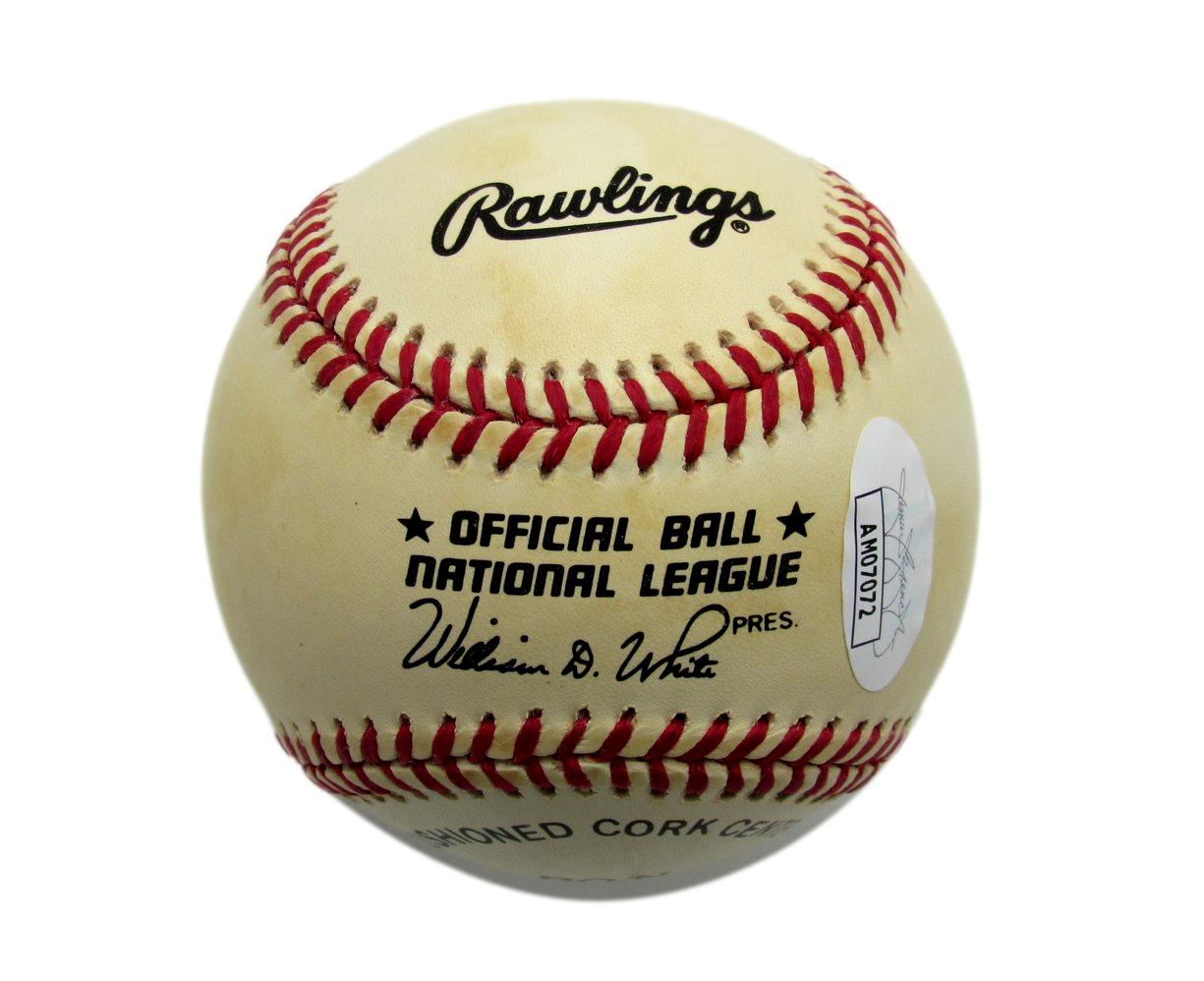 Hoyt Wilhelm HOF Signed/Auto Rawlings ONL Baseball New York Giants JSA 187297