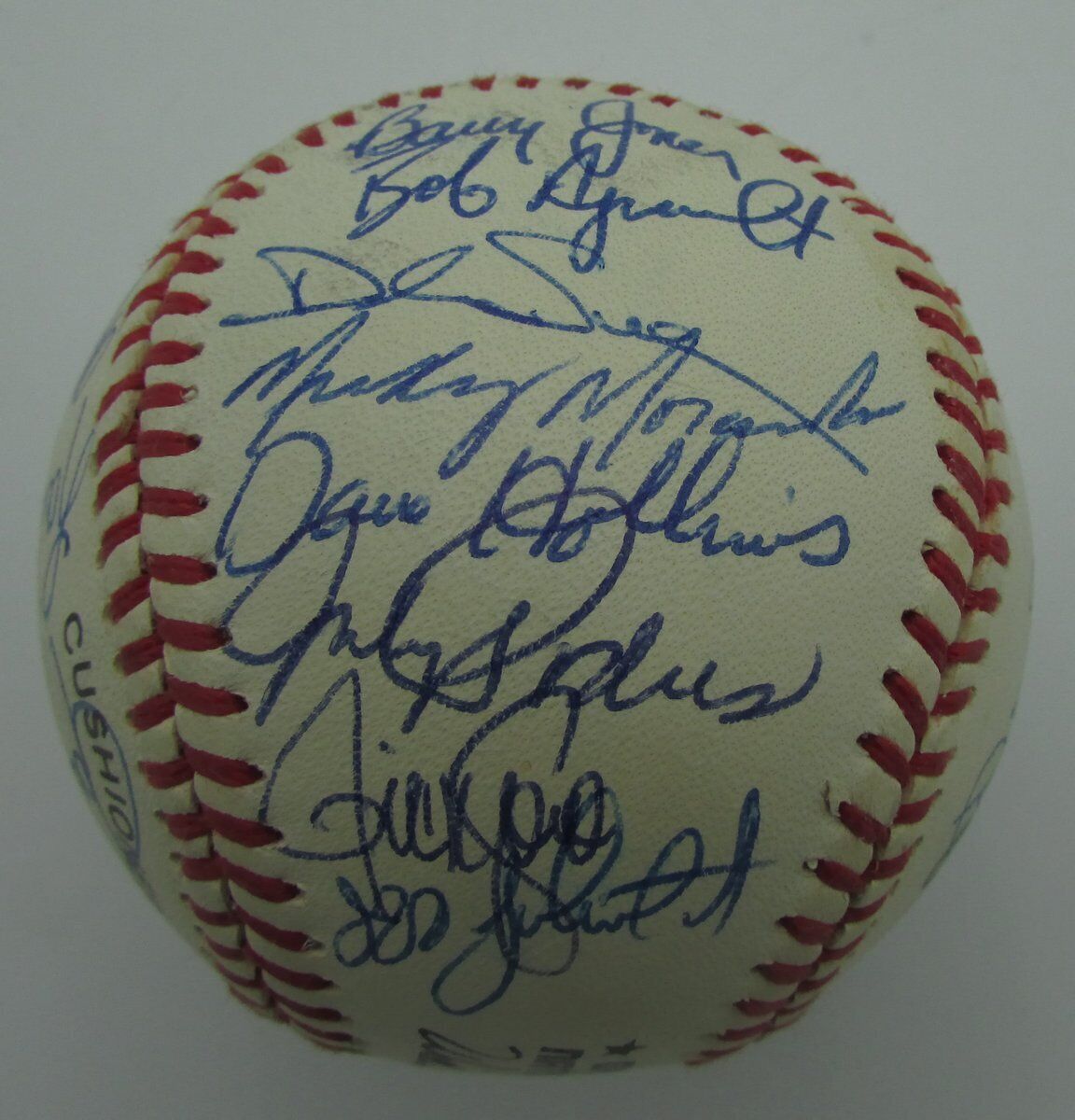 1992 Phillies Team Signed by 25 ONL Baseball Fregosi Kruk Bowa Amaro Jr 149236