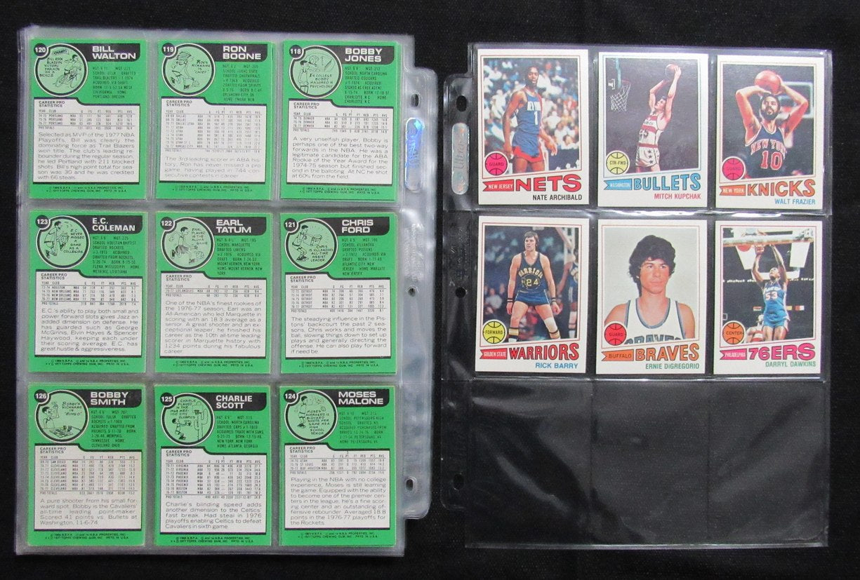 1977-78 TOPPS Basketball Complete Set (132) Parish Maravich Abdul-Jabbar 190307