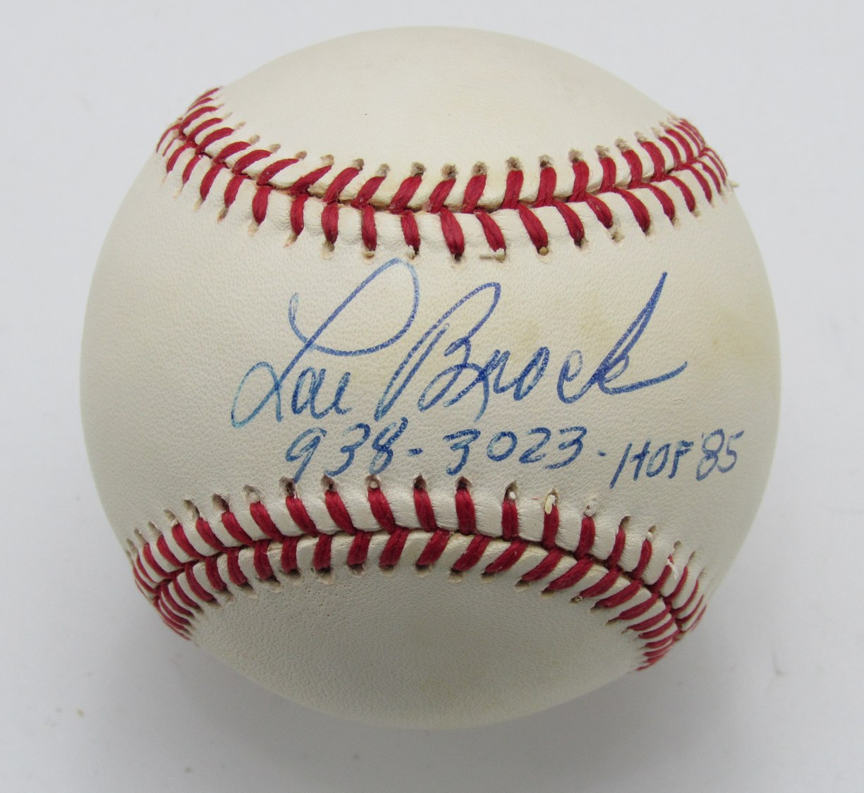 Lou Brock HOF Signed/Inscribed ONL Baseball St. Louis Cardinals PSA/DNA 191680