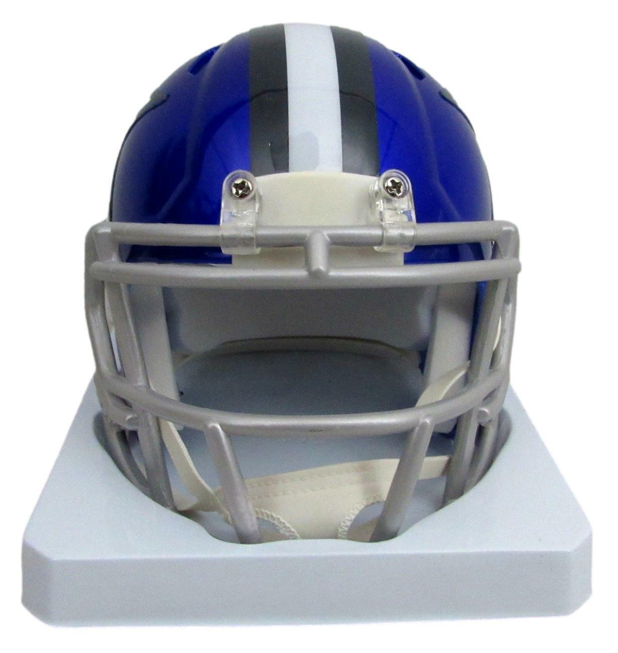 Emmitt Smith Autographed Mini Helmet Flash HOF Cowboys PROVA