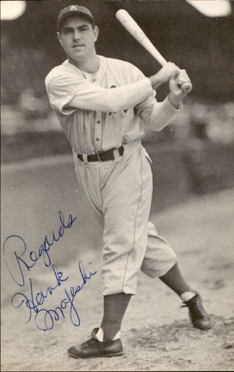 Hank Majeski Athletics d. 1991 Signed/Autographed 3x5 Photo 178587