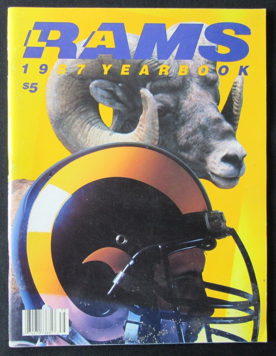 1987 Los Angeles Rams Football Team Yearbook 176318