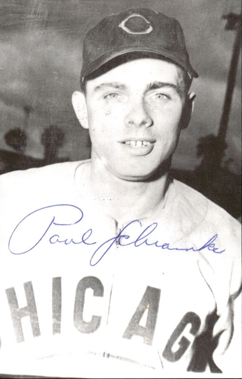 Paul Schramka Cubs Signed/Autographed 3x5 Photo 178784