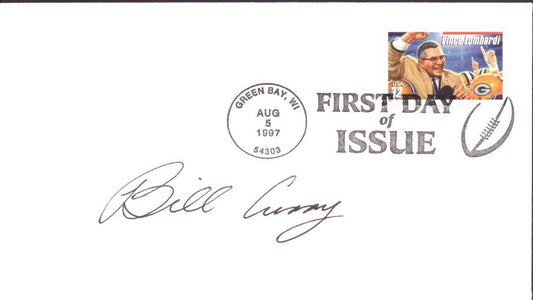 Bill Curry Signed 1997 FDC First Day Cover Green Bay Packers 151517