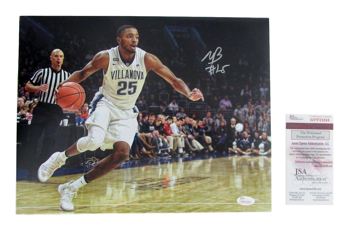 Mikal Bridges Villanova Wildcats Autographed/Signed 11x14 Photo JSA 135967