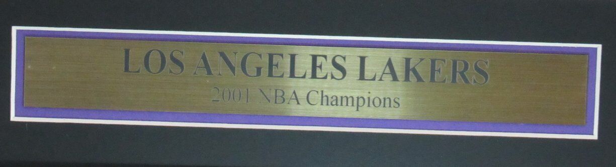 2001 Los Angeles Times Newspaper LA Lakers NBA Champs Framed 166175
