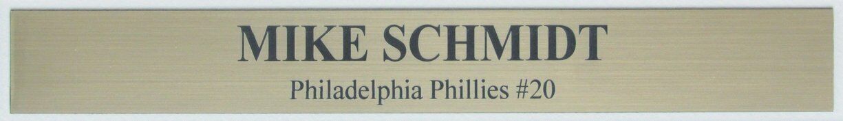 Mike Schmidt Phillies 8x10 Photo & Game Worn Jersey Card Framed 161741