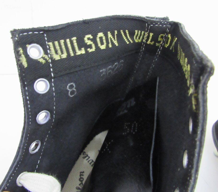 Pair of Vintage Wilson Riteweight Black Football Cleats Size 8 NIB 182907