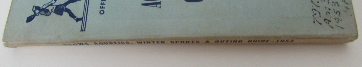 1953-55 Women's Aquatics, Winter Sports, and Outing Activities Guide 149698