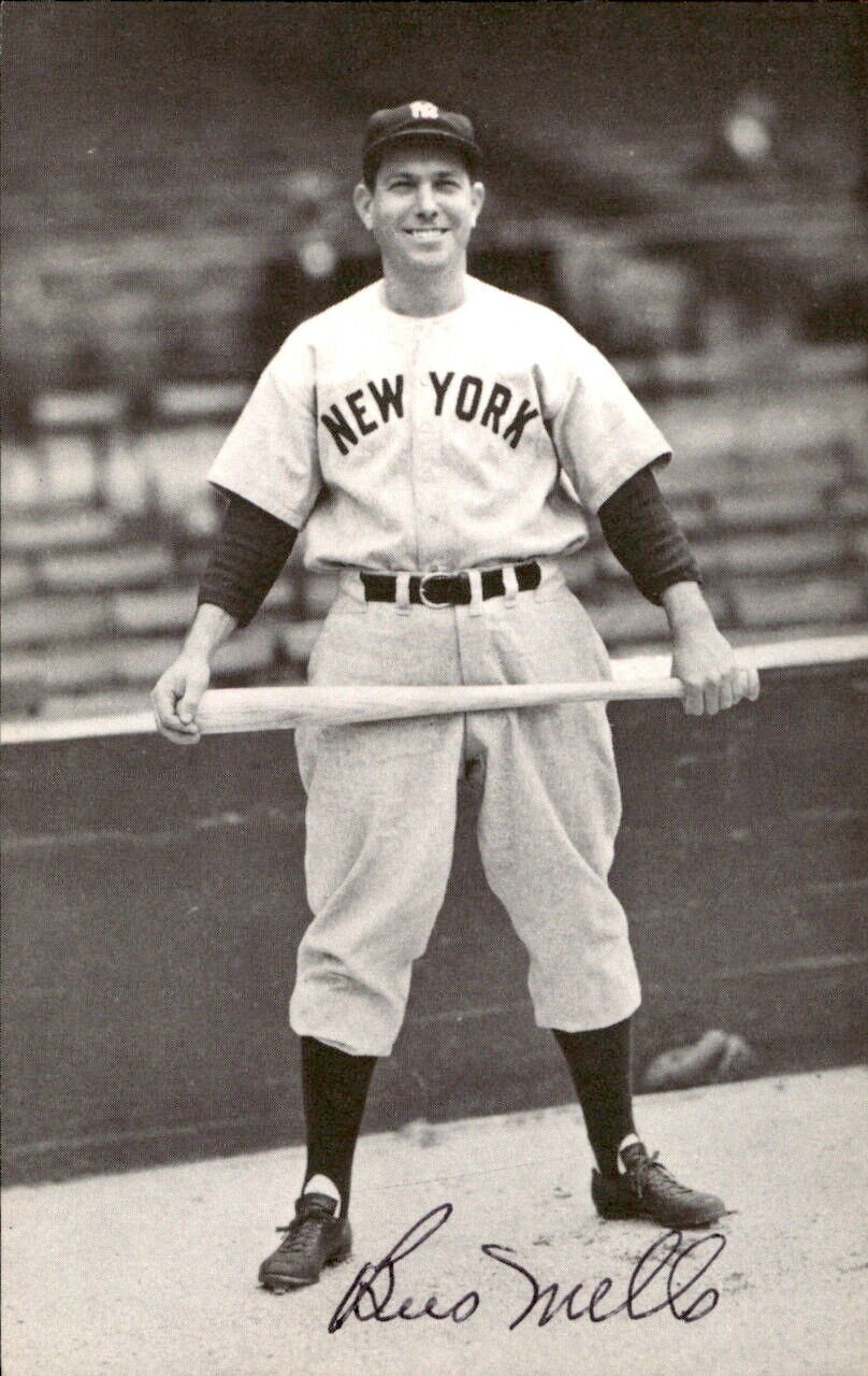 Buster Mills New York Yankees d. 1991 Signed/Auto 3x5 Photo 178640