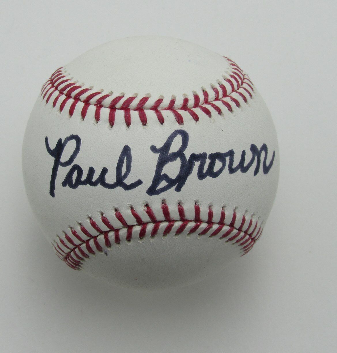 Paul Brown Philadelphia Phillies Autographed/Signed OML Baseball