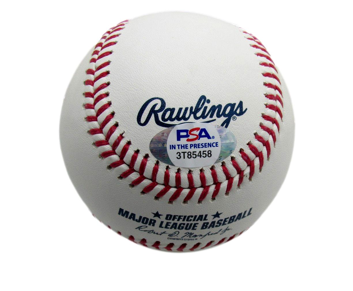Zach Wheeler Philadelphia Phillies Signed/Auto OML Baseball PSA/DNA 190128