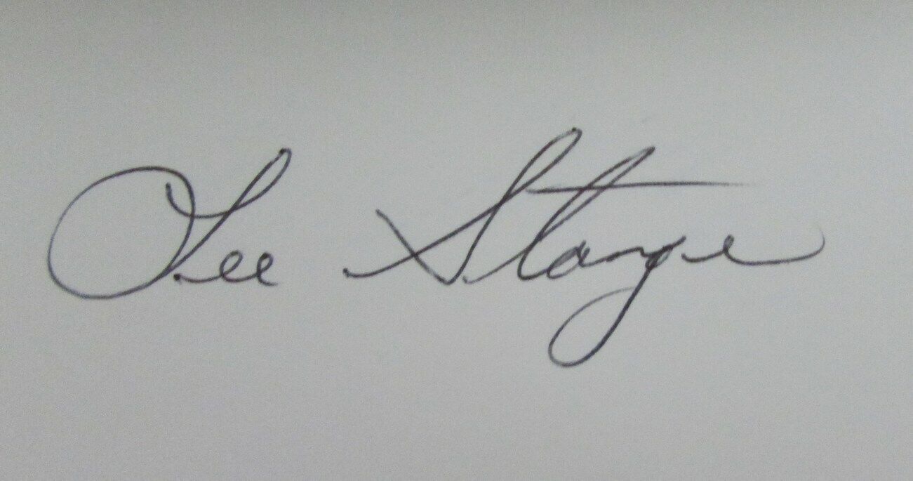Lee Stange 1967 Boston Red Sox Signed 3x5 Index Card with 5x7 Photo 158544