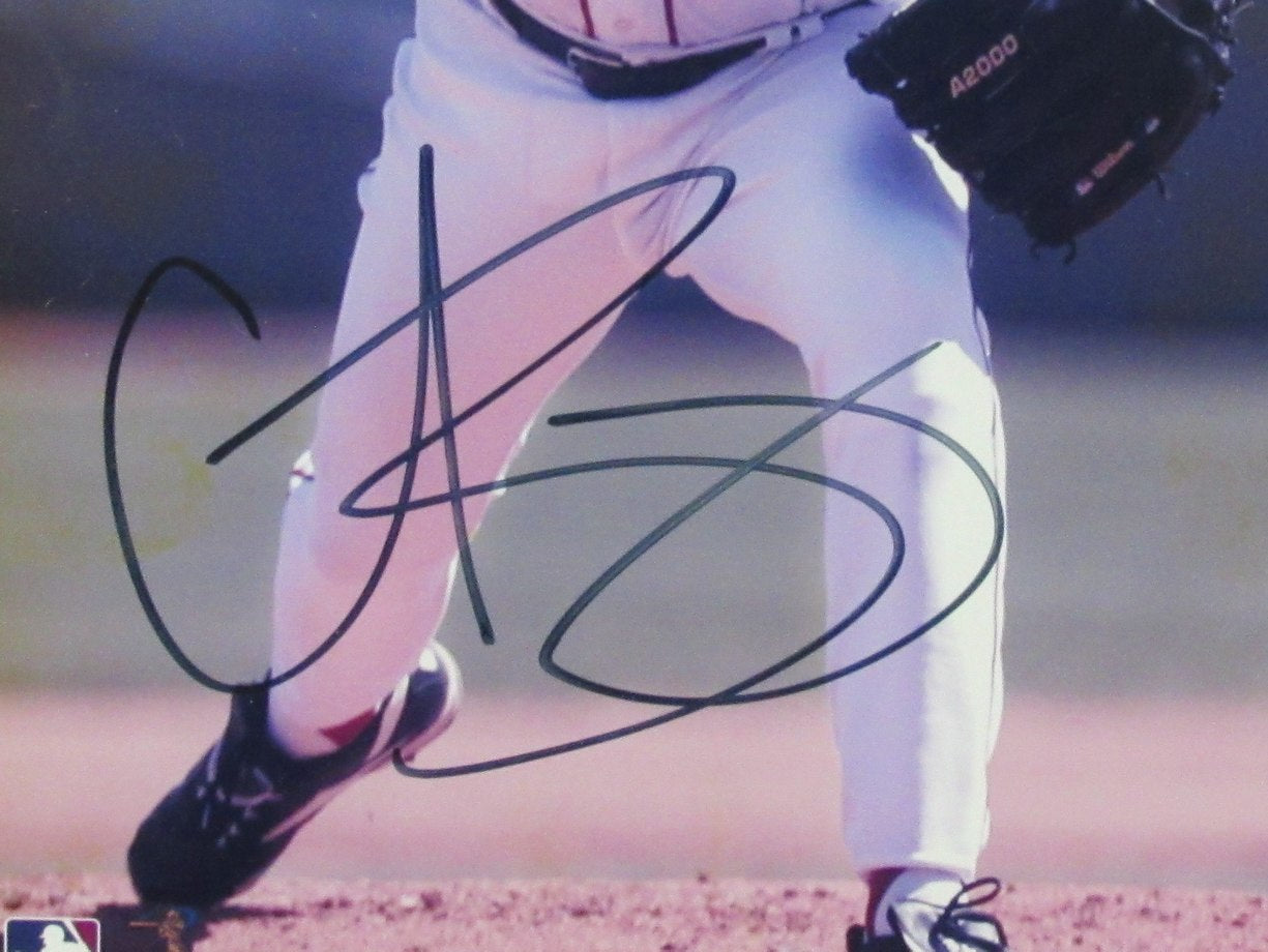 Curt Schilling Boston Red Sox Autographed Photo Collage Framed JSA 189611