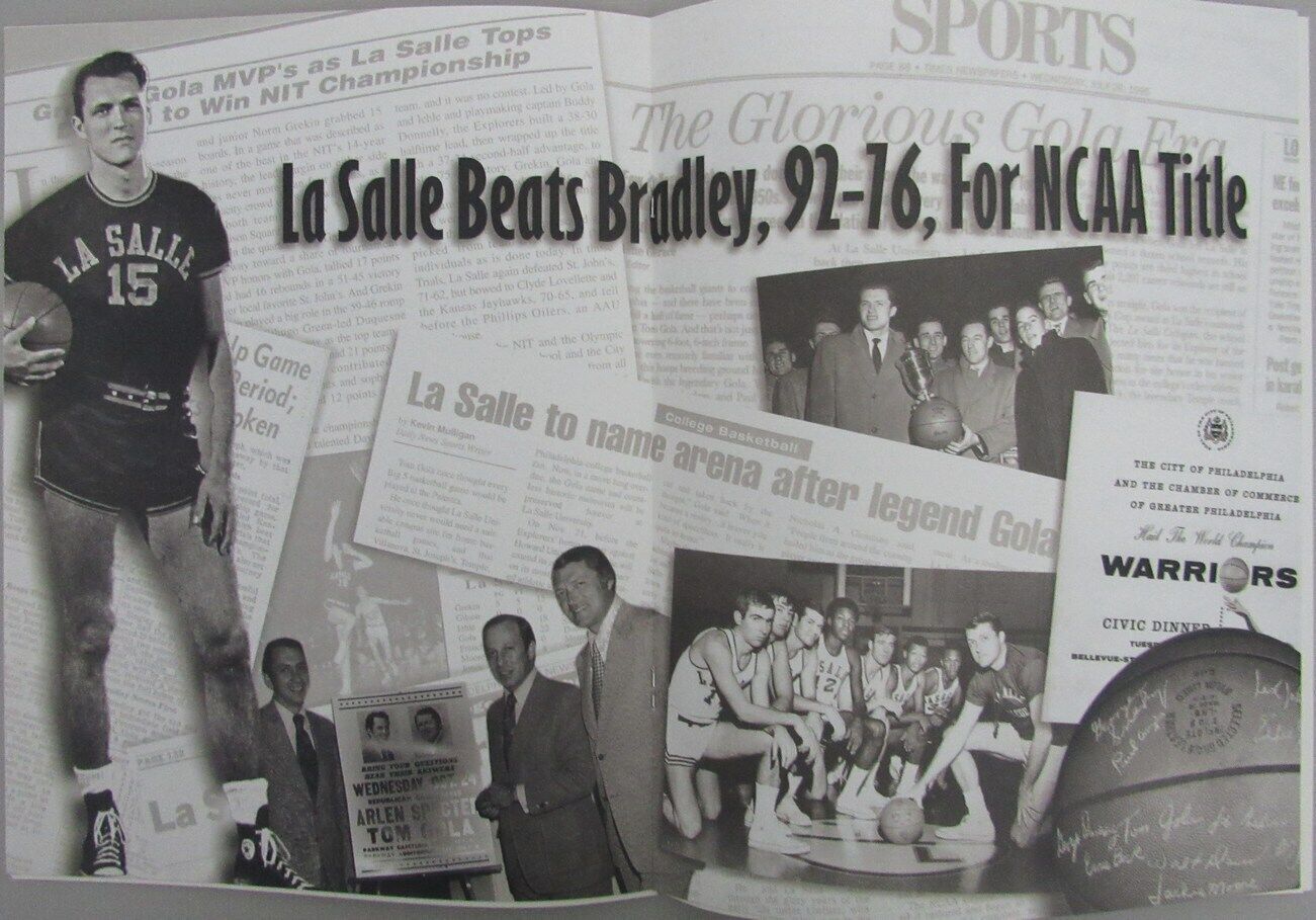 November 21, 1998 Tom Gola Arena Dedication La Salle vs. Howard Game Program