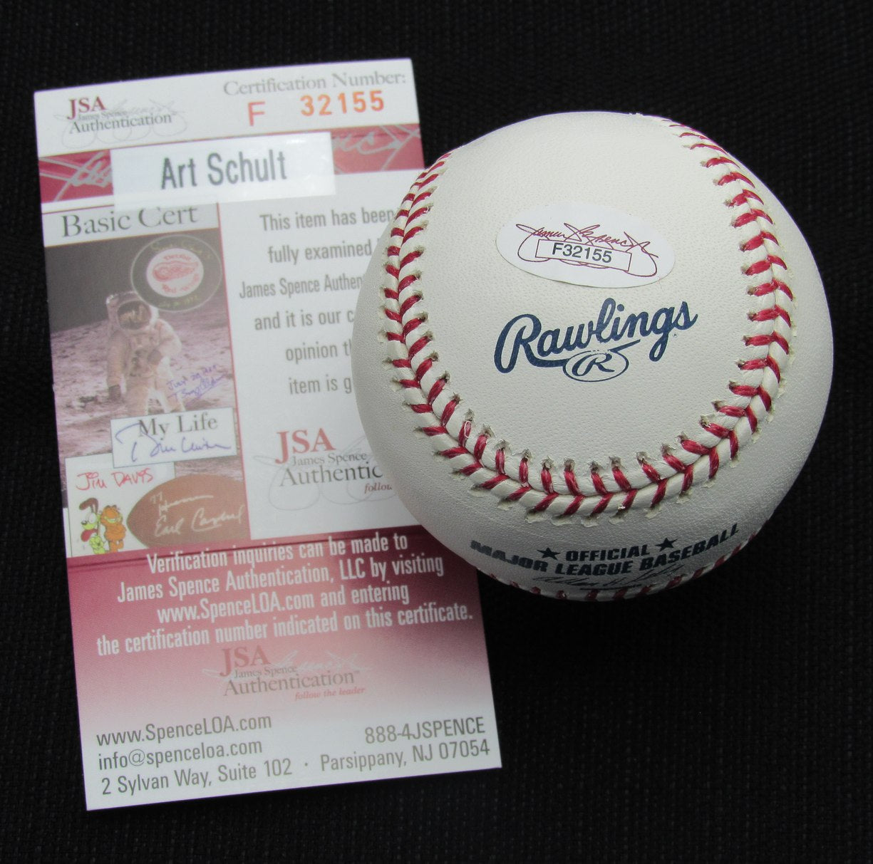 Art Schult Signed/Auto Yankees 100th OML Baseball JSA 186948