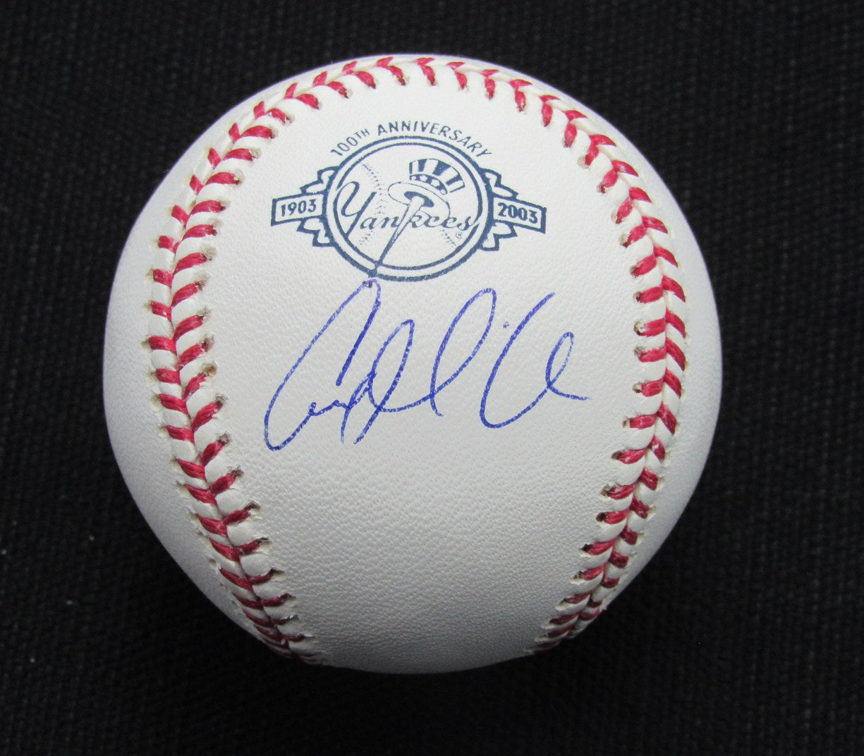 Casey McGehee Signed/Auto Yankees 100th OML Baseball TRI-STAR Inscr 187148
