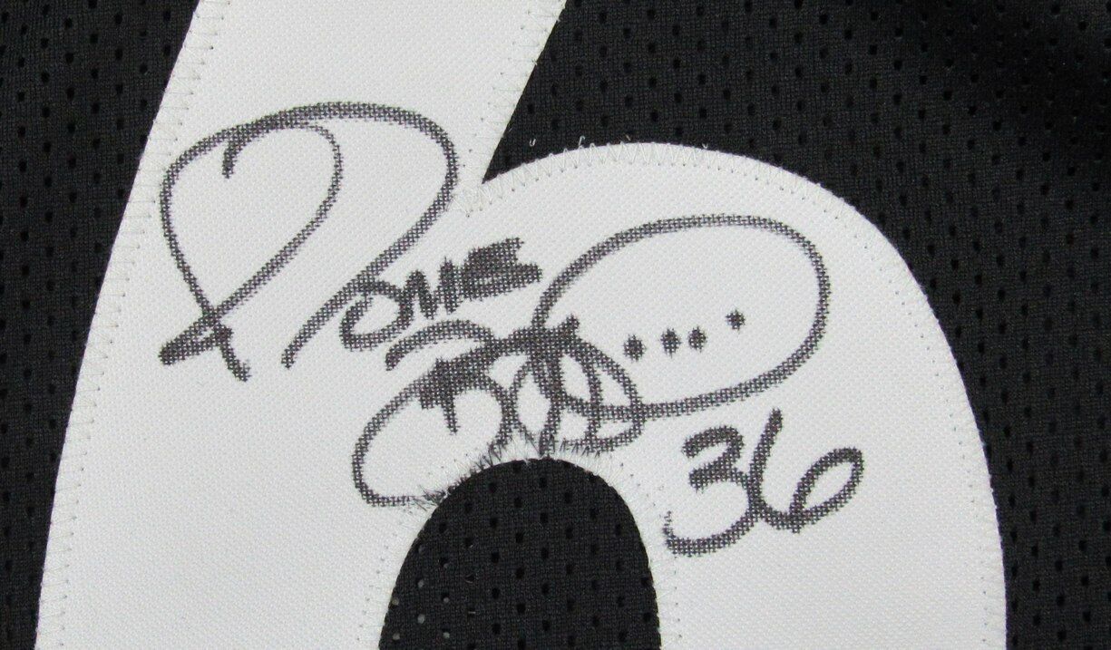 Jerome Bettis HOF Autographed Custom Football Jersey Steelers Beckett 181128