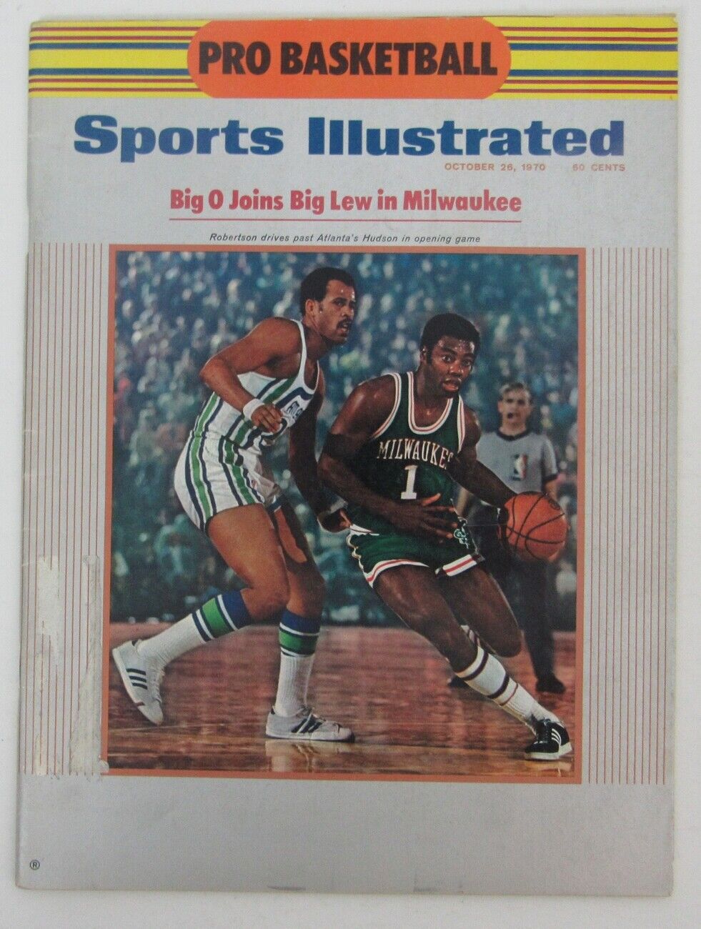 Oscar Robertson Milwaukee Bucks 1970 Sports Illustrated No Label 152042