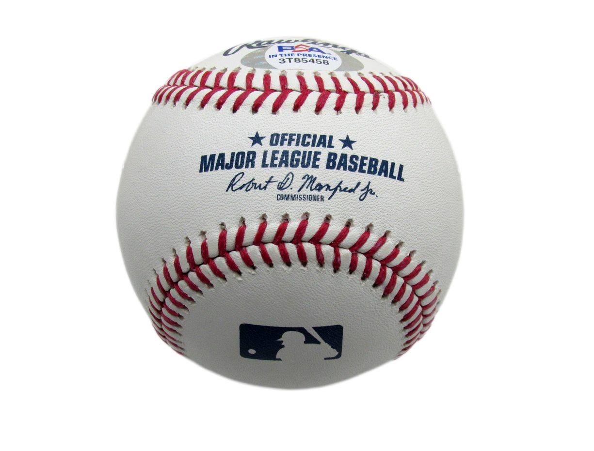 Zach Wheeler Philadelphia Phillies Signed/Auto OML Baseball PSA/DNA 190128
