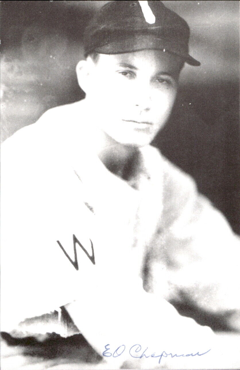 Ed Chapman Senators d. 2000 Signed/Autographed 3x5 Photo 178125