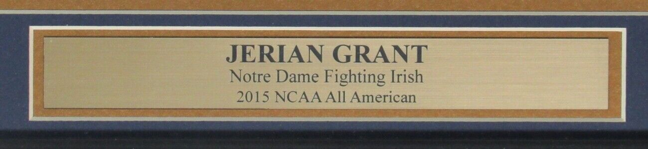 Jerian Grant Notre Dame Signed 8x10 Photo Framed Best Authentics 149031