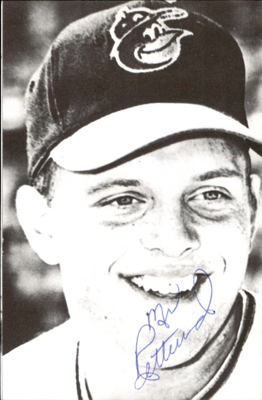 Merv Rettenmund Baltimore Orioles Signed/Auto 3x5 Photo 178744