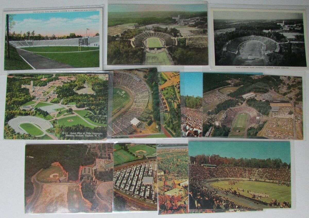 Lot of 12 Vintage ACC Stadium Postcards incl. Duke UNC/Florida St. 147500