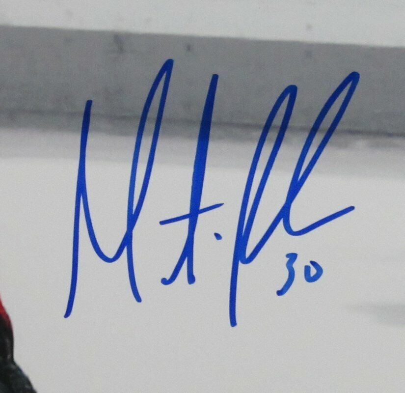 Martin Brodeu Devils Signed/Autographed 16x20 Photo Framed Steiner 141832