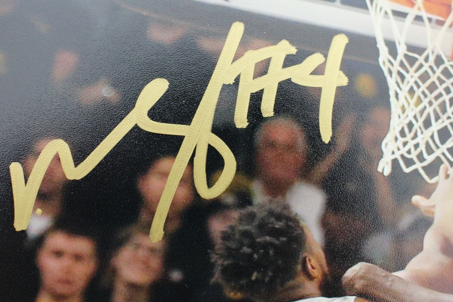 Mohamed Mo Bamba Gold Signed 8x10 Photo Texas Longhorns Dunk JSA 136054