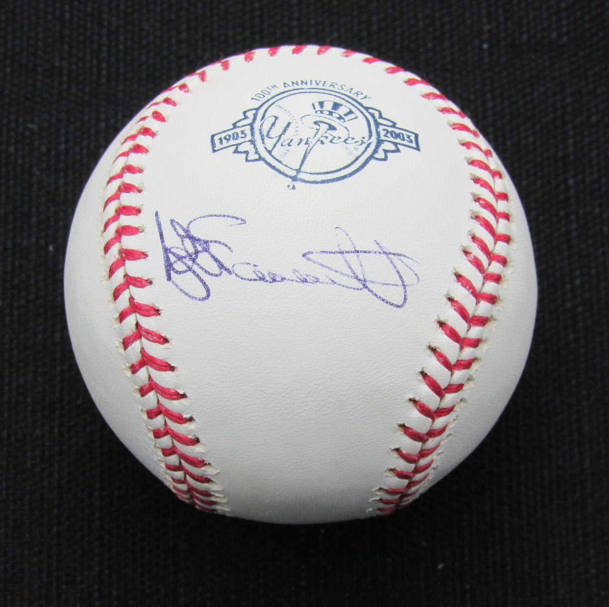 Kyle Farnsworth Signed/Auto Yankees 100th OML Baseball JSA 186641