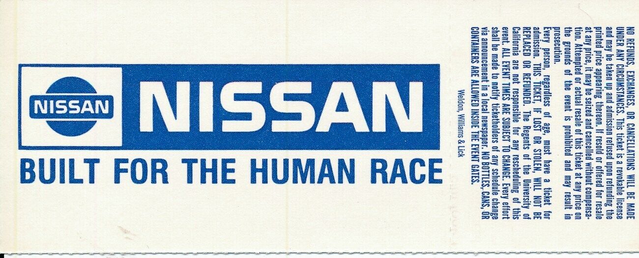 1992 UCLA Bruins vs. Oregon State Football Game Full Ticket 148682