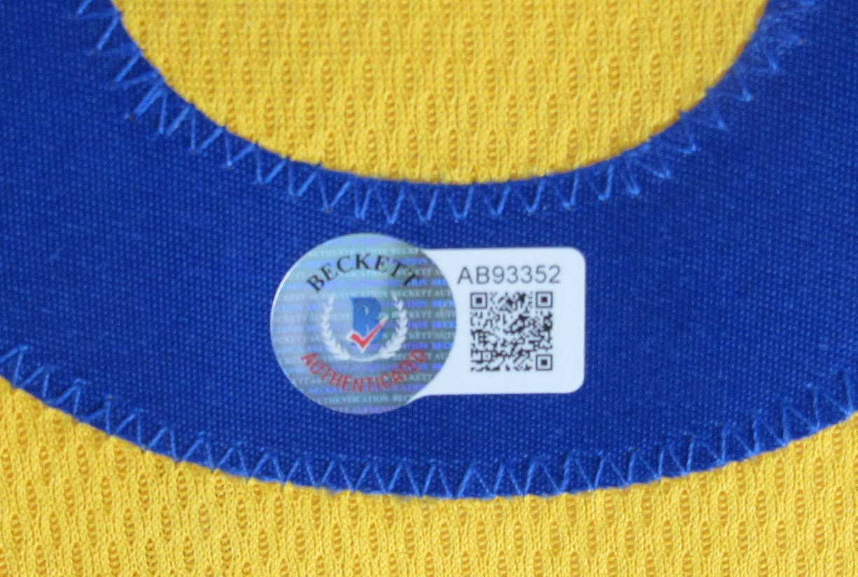 Stephen Curry Signed/Auto Custom Basketball Jersey Warriors Beckett 190496