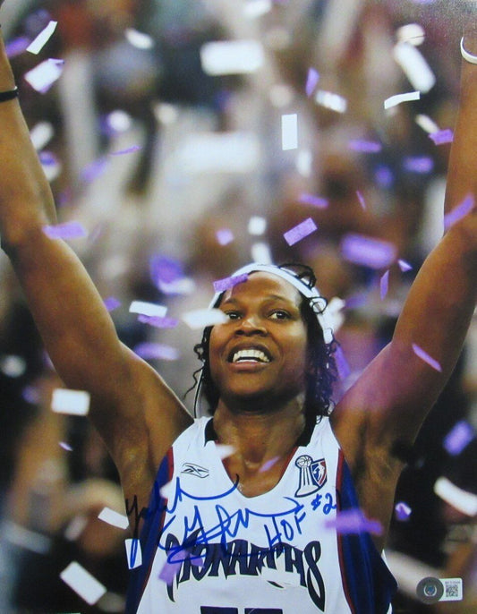 Yolanda Griffith HOF Autographed/Inscr 11x14 Photo Sacramento Monarchs Beckett