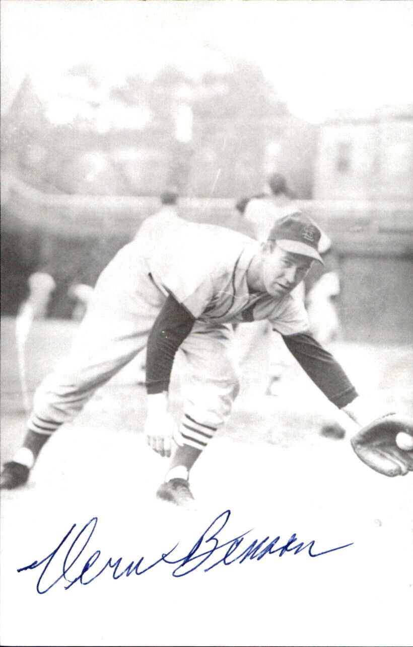 Vern Benson Browns d. 2014 Signed/Autographed 3x5 Photo 177953