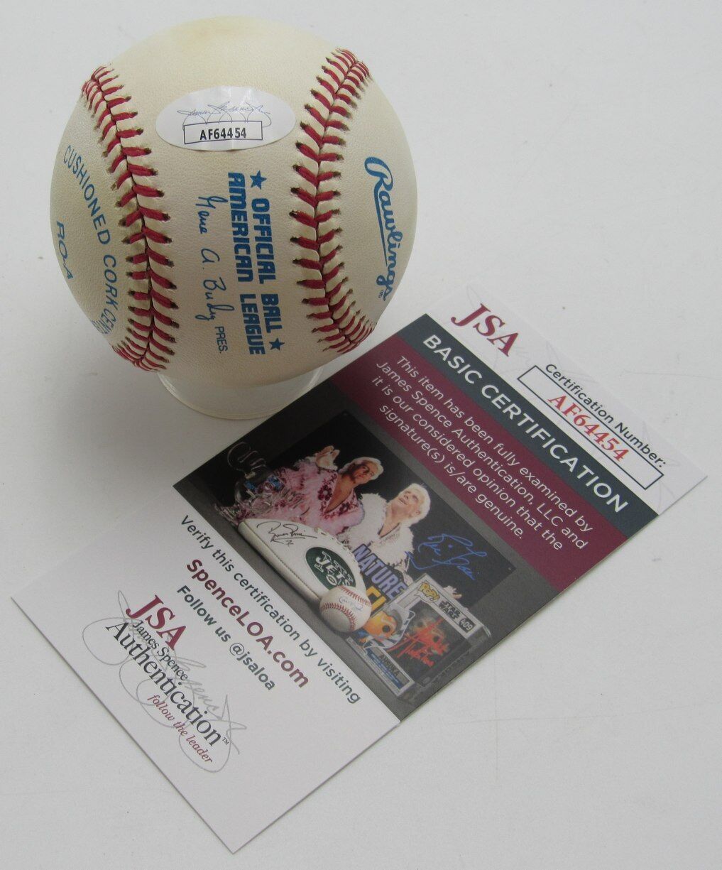 Ralph Houk Autographed/Inscribed OAL Baseball New York Yankees JSA