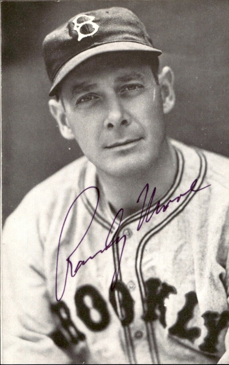 Randy Moore Dodgers d. 1992 Signed/Autographed 3x5 Photo 178650