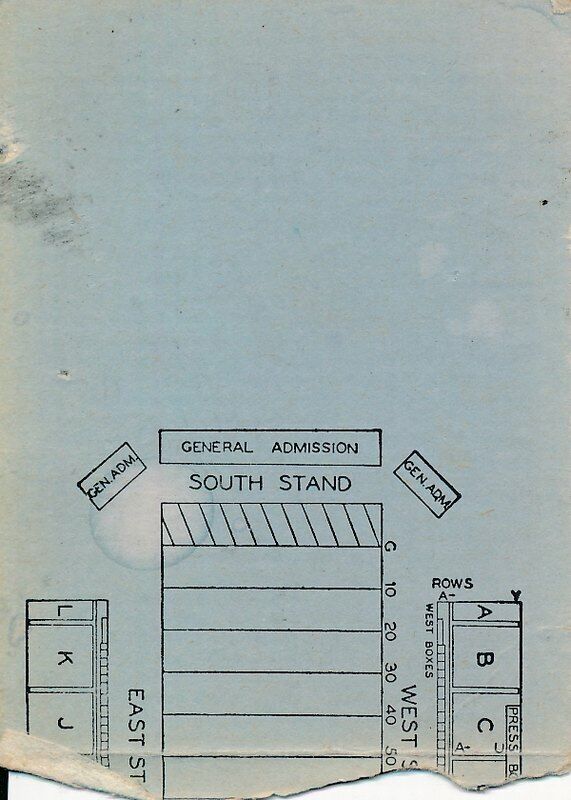1957 Delaware vs. New Hampshire College Football Game Ticket Stub 1440566