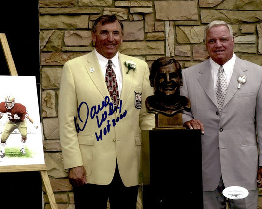 Dave Wilcox HOF San Francisco 49ers Signed/Inscribed 8x10 Photo JSA 161092