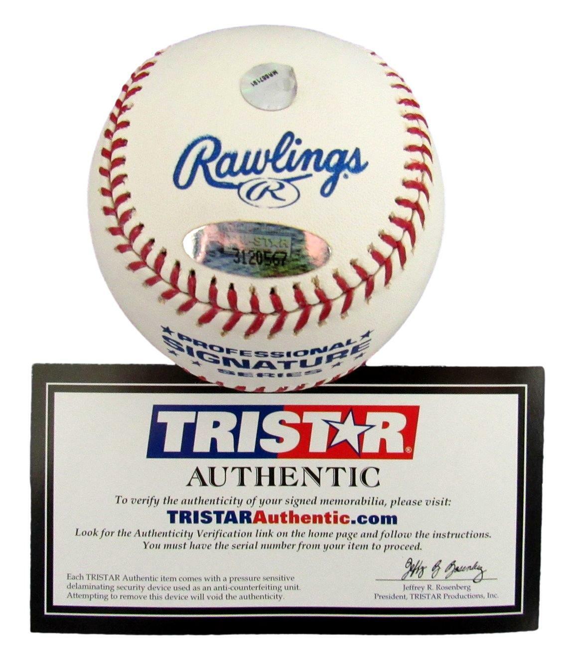 Robin Roberts HOF Phillies Signed Rawlings Signature Baseball TriStar 166278