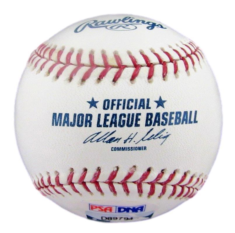 Brian Cashman Autographed OML Baseball New York Yankees PSA/DNA 182607