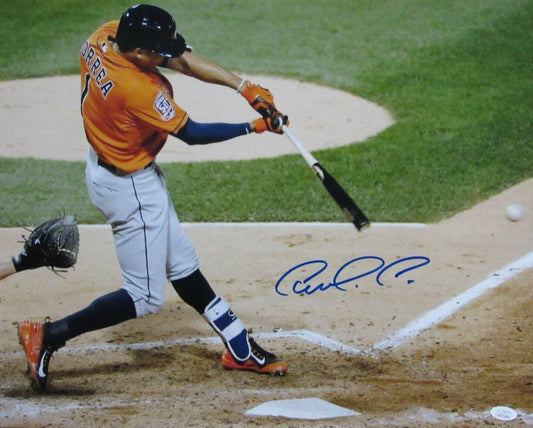 Carlos Correa Houston Astros Signed/Autographed 16x20 Photo JSA 164339