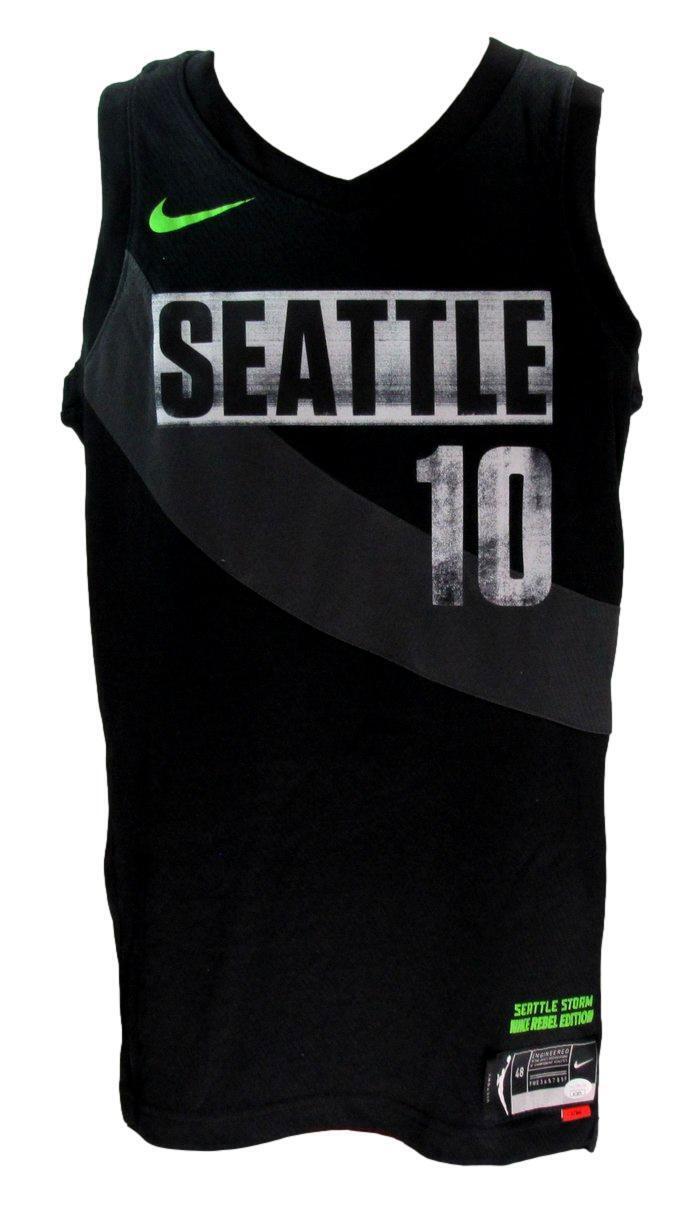 Sue Bird Autographed/Inscr GOAT Nike Basketball Jersey Seattle Storm JSA 179438